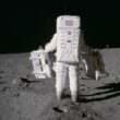 Buzz Aldrin pe Lună