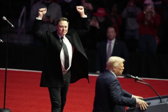 Elon Musk alături de Donald Trump