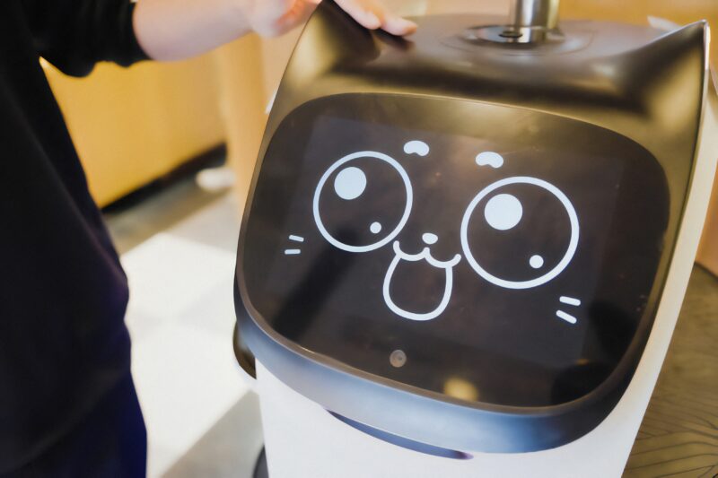 Robot-pisică într-un restaurant din Japonia