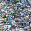 high angle photography of houses