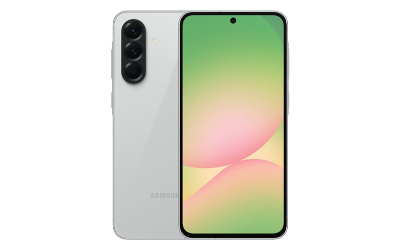 smartphone-ul galaxy a56 5g privit din fata si spate