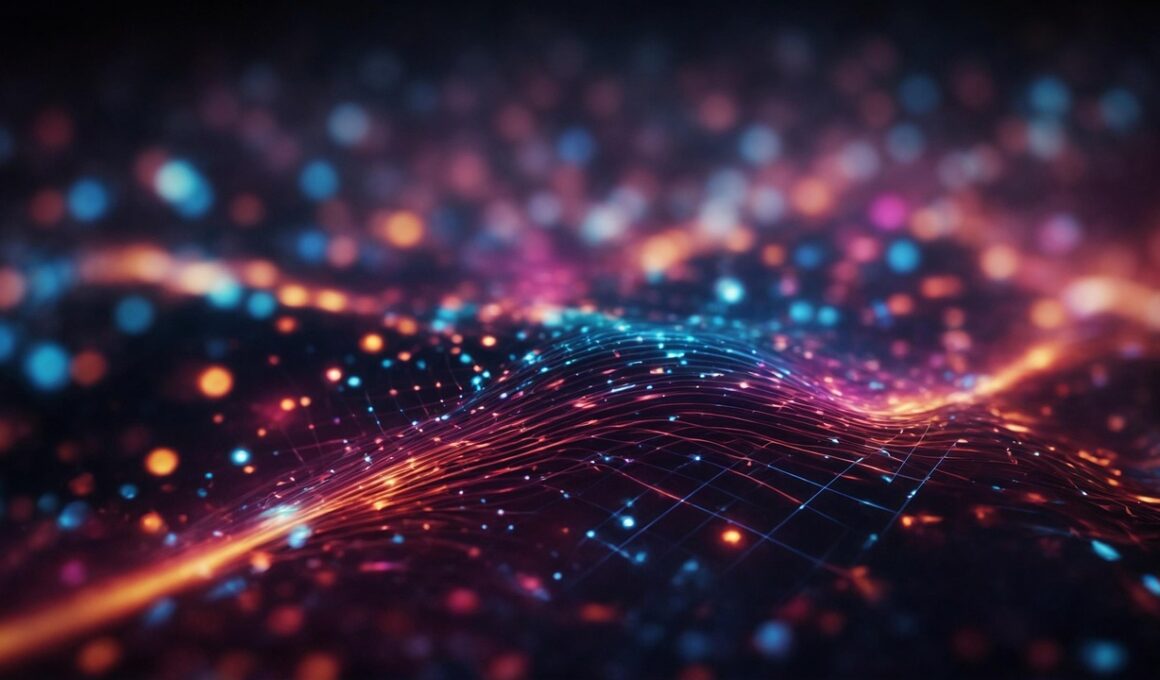 ai generated, particles, waves, physics, quantum physics, molecules, theory of relativity, electrons, light, matter, photons, dualism, abstract, artificial intelligence, technology, line, design, template, fractal, energy, curve, perception, physics, physics, quantum physics, quantum physics, quantum physics, quantum physics, quantum physics