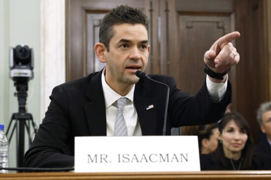 Jared Isaacman în fața comisiei senatoriale