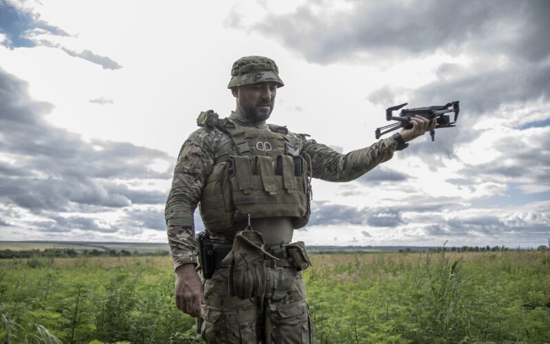 Operator ucrainean de drone