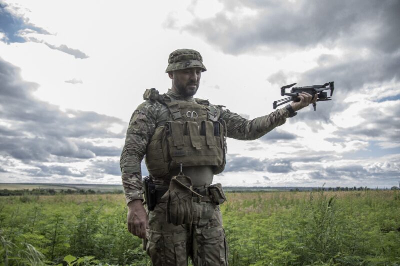 Operator ucrainean de drone