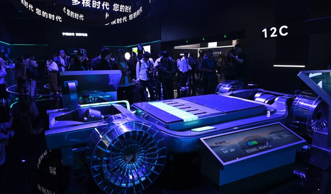 Baterie auto produsă de compania chineză CATL