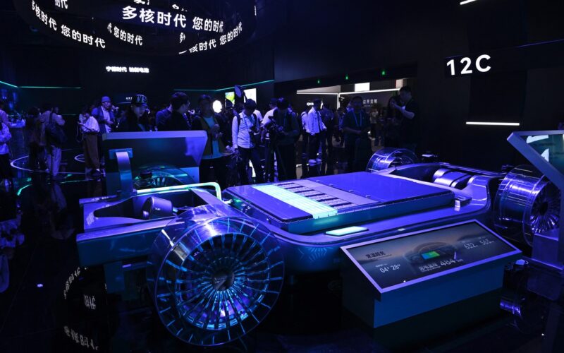 Baterie auto produsă de compania chineză CATL