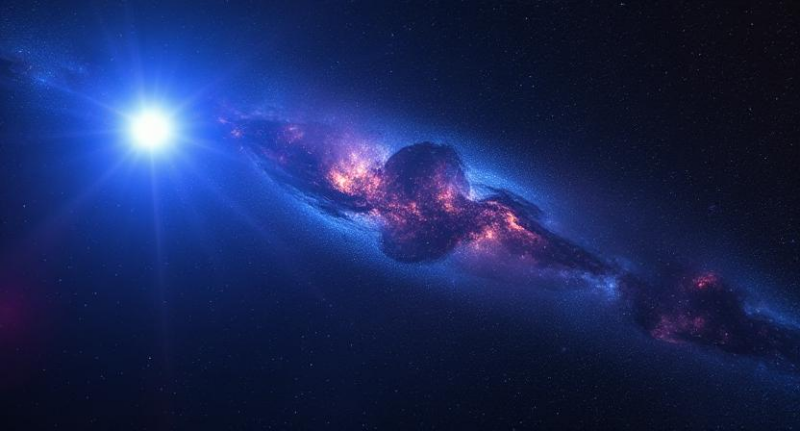 Sursă de neutrini ca urmare a unei reacții nucleare pe o exoplanetă
