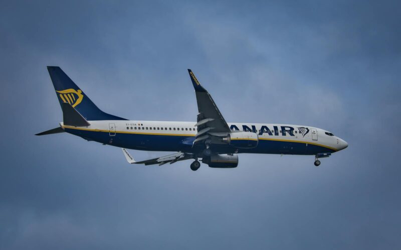 Aeronava a companiei aeriene Ryanair