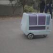robot compartimentat pentru livrare mancare