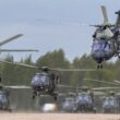 Elicoptere NATO în timpul testelor
