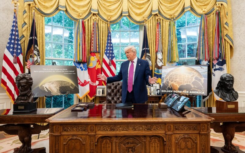 Proiectul Golden Dome prezentat de Donald Trump
