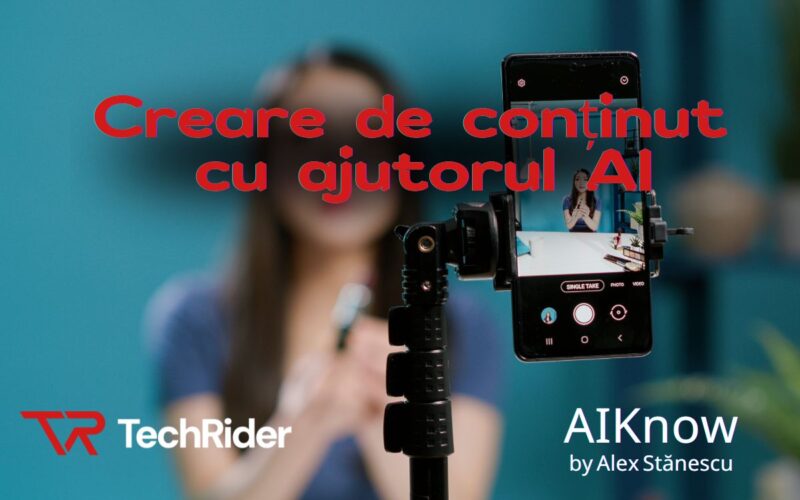 Colaj Techrider pentru podcastul AIKnow