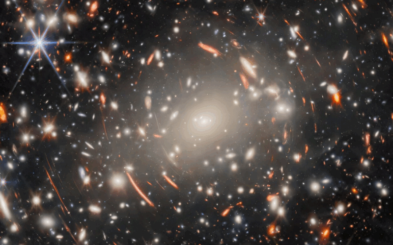 Imagine surprinsă de telescopul spațial JamesWebb