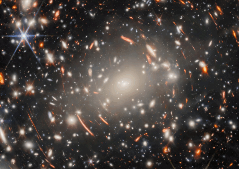 Imagine surprinsă de telescopul spațial JamesWebb