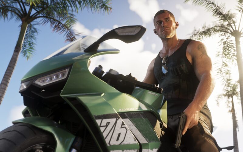 Captura de ecran din timpul trailer-ului pentru jocul video "Grand Theft Auto VI"