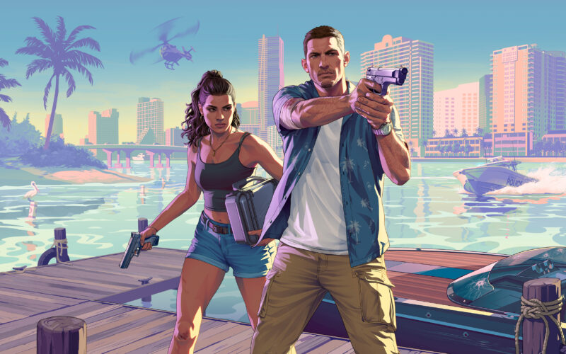 Captura de ecran din timpul trailer-ului pentru jocul video "Grand Theft Auto VI"
