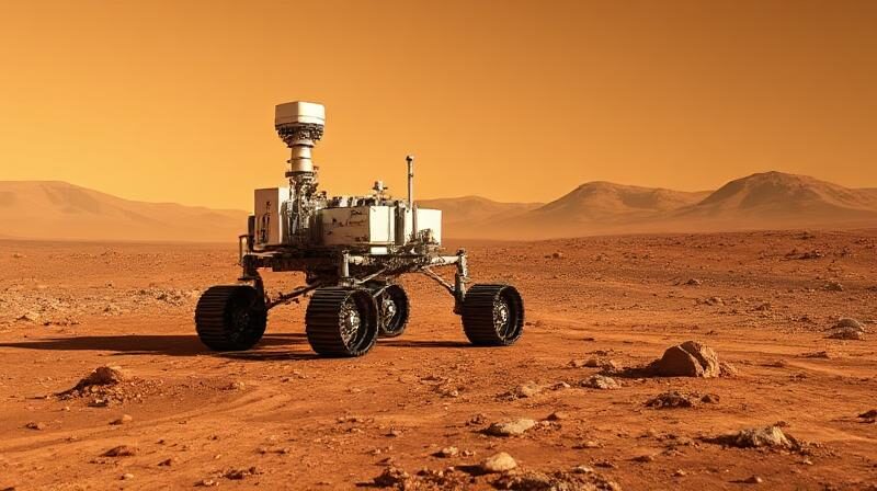 Rover pe suprafața planetei Marte