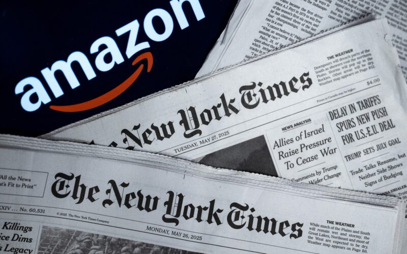 The New York Times și Amazon