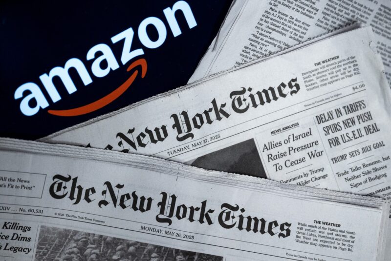 The New York Times și Amazon