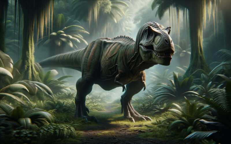 Dinozaur din specia T-Rex