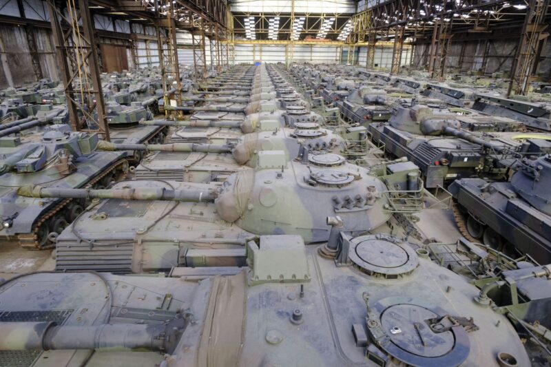 Tancuri Leopard 1A belgiene
