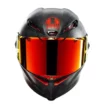 casca moto de culoare neagra de la agv