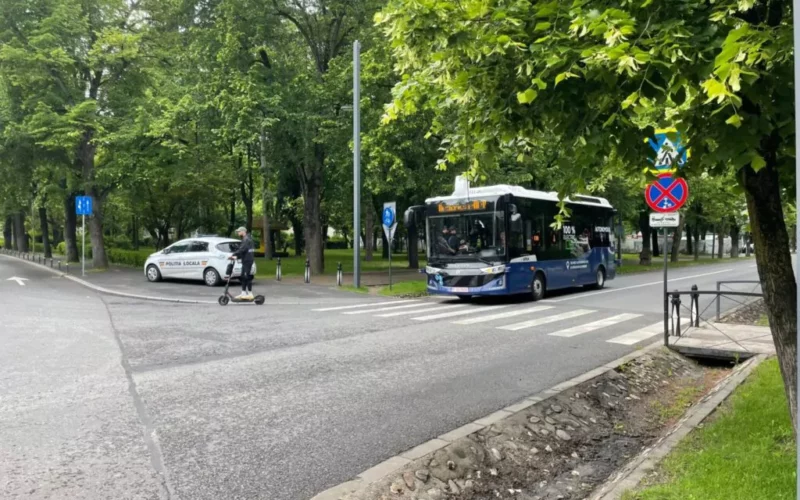 autobuz electric fara sofer testat la cluj