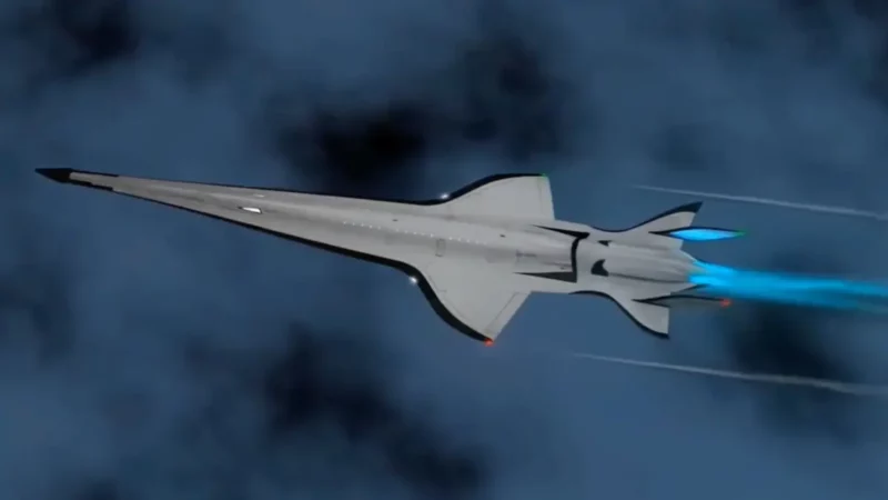 avion hipersonic in aer