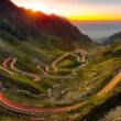 fotografie transfagarasan la apus de seara