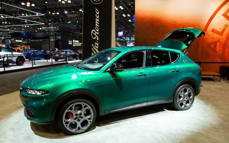 SUV Alfa Romeo Stelio in cadrul prezentarii