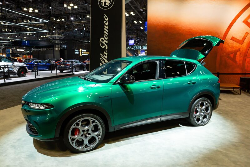 SUV Alfa Romeo Stelio in cadrul prezentarii