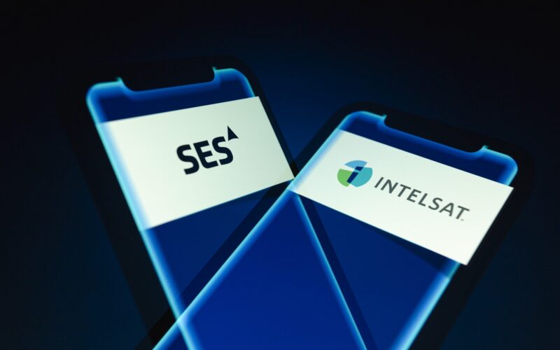 Logo SES și Intelsat