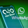 Logo-urile NSO Group și Whatsapp