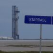 Lansarea rachetei Starship de la baza de lansare Starbase a companiei SpaceX