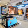 televizoare samsung intr-un magazin