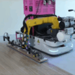 un robot instaleaza parchet in china