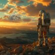 Astronaut pe o planetă extraterestră