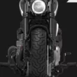 motocicleta benda tip cruiser de culoare neagra