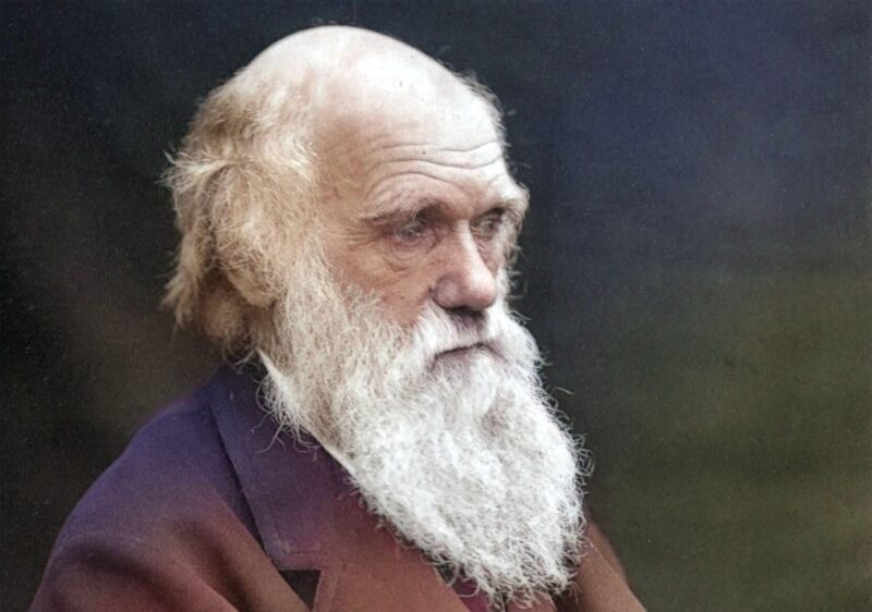 Portret al lui Charles Darwin din 1875