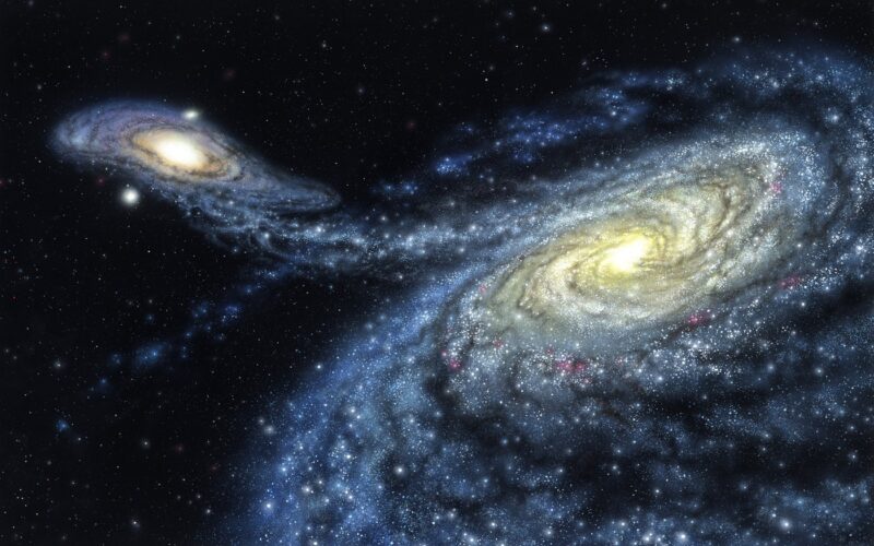 Coliziune între Calea Lactee și Andromeda