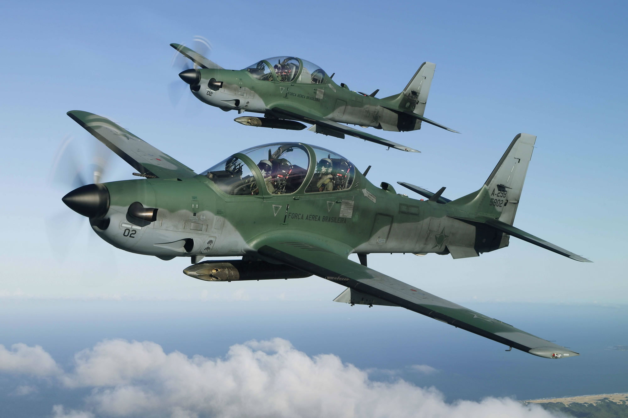 avioane super tucano in zbor