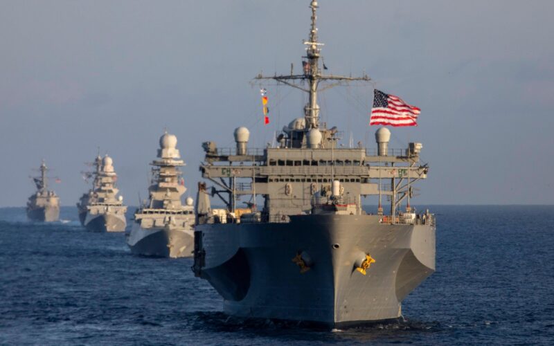 Flotă americană în Marea Mediterană