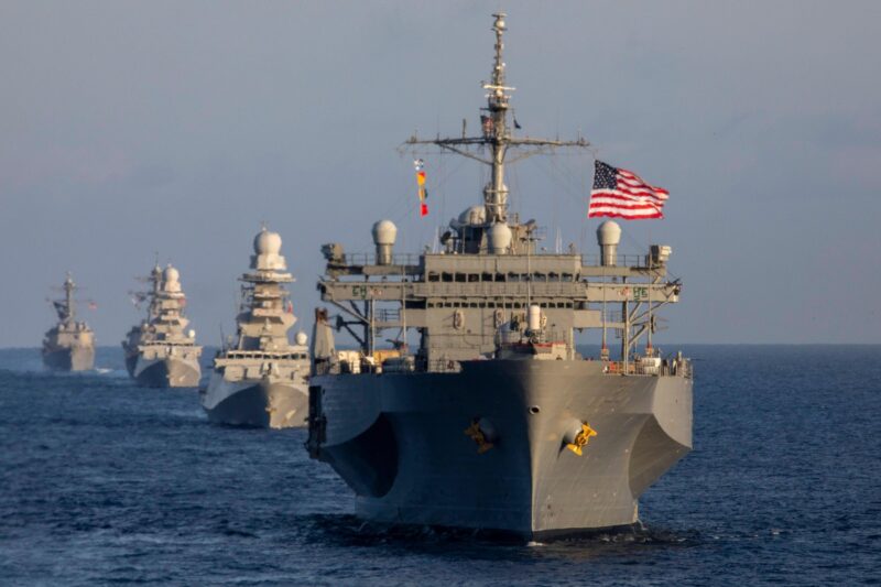 Flotă americană în Marea Mediterană