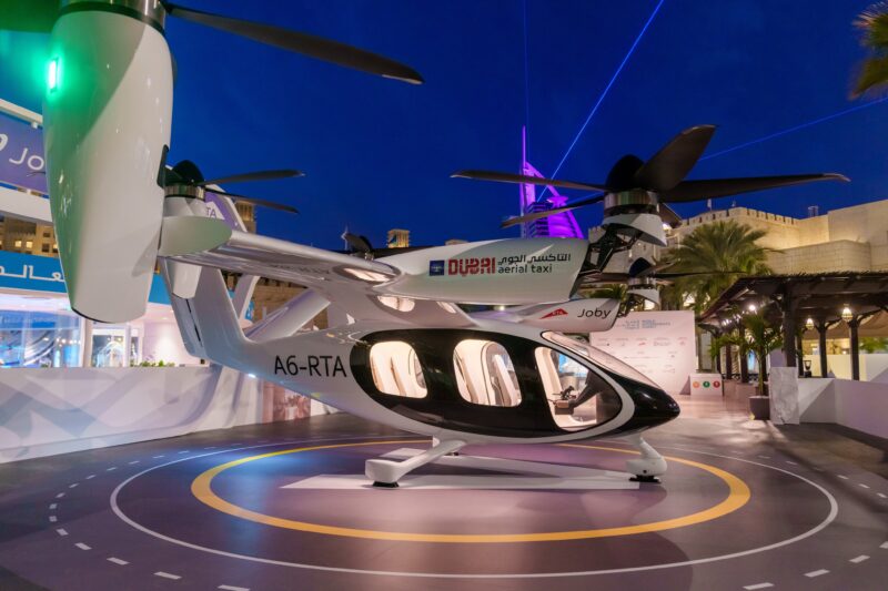 Taxi aerian in Dubai