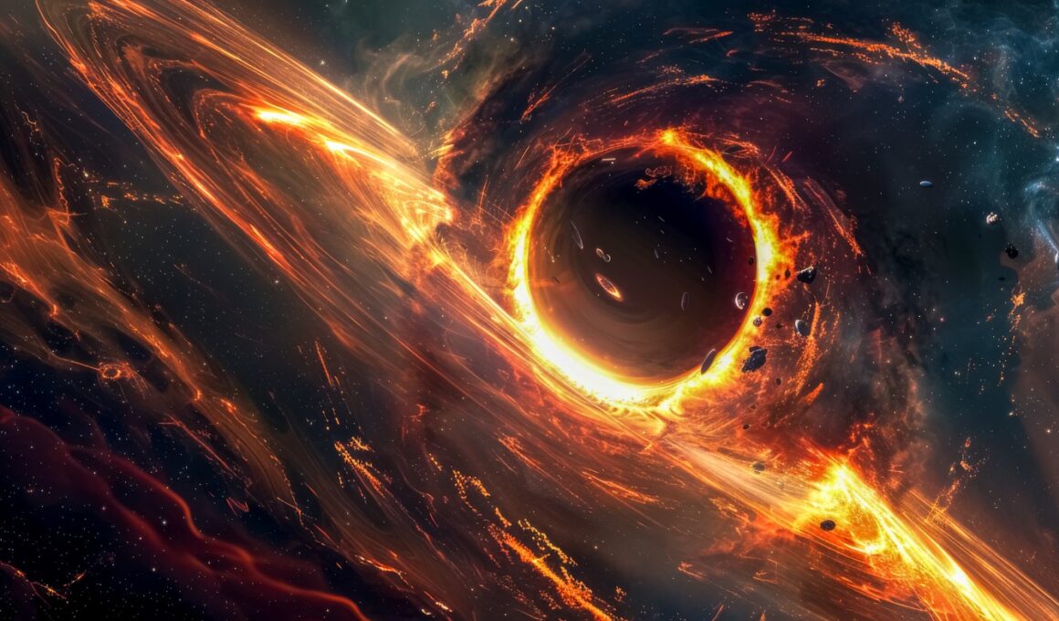 Gaură neagră super masivă la marginea unei galaxii
