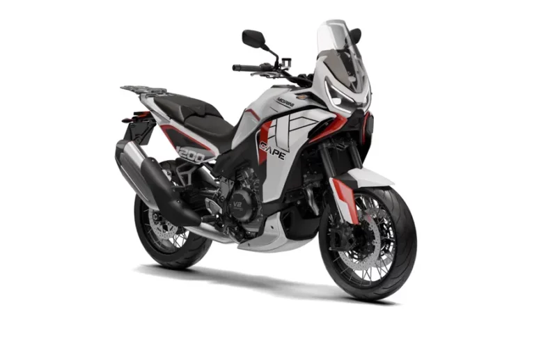 motocicleta adventure de la moto morini