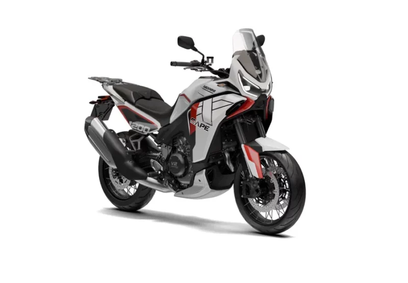 motocicleta adventure de la moto morini