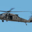 elicopter black hawk in zbor