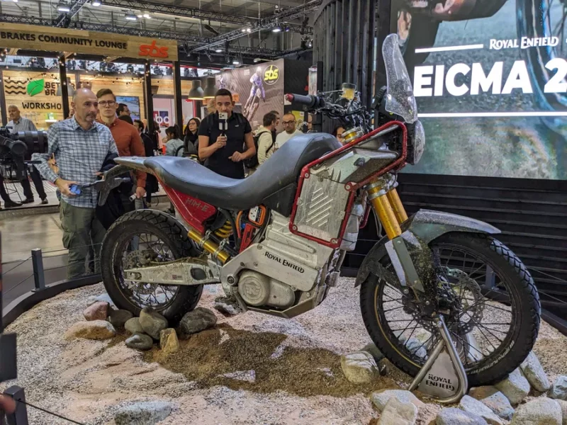 motocicleta off-road de la royal enfield electrica la salonul moto